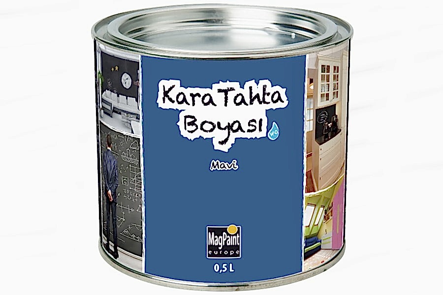 Mavi kara tahta boyası