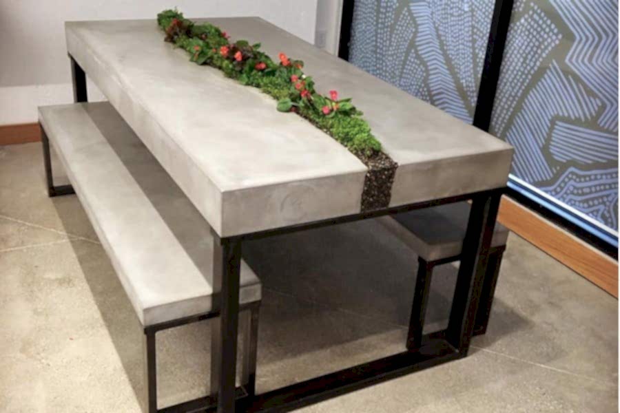 Beton bistro masa